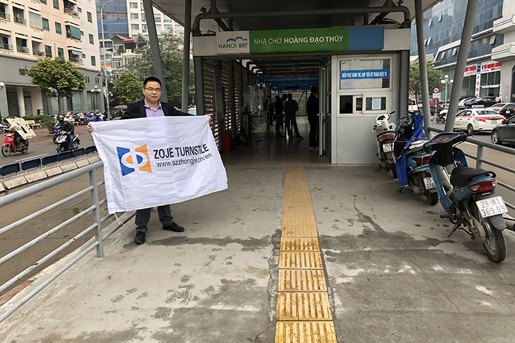 ZOJE Turnstile Gates Imewekwa nchini Vietnam BRT