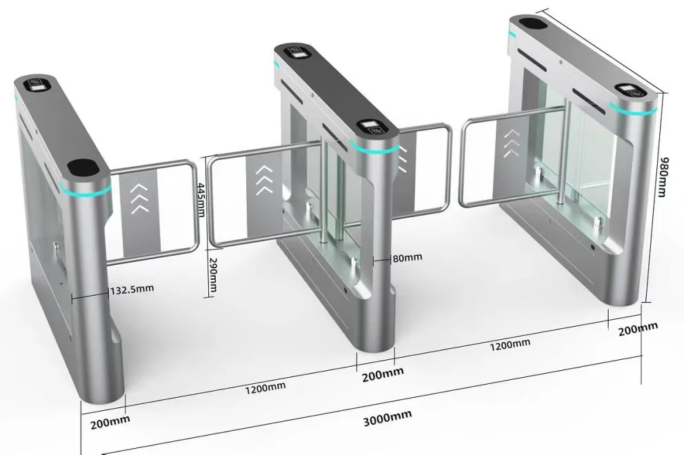 Mradi wa Lango la Kuzungusha Chuma cha pua Umewasilishwa: Usalama wa Kusawazisha Udhibiti wa Ufikiaji, Uimara na Urembo