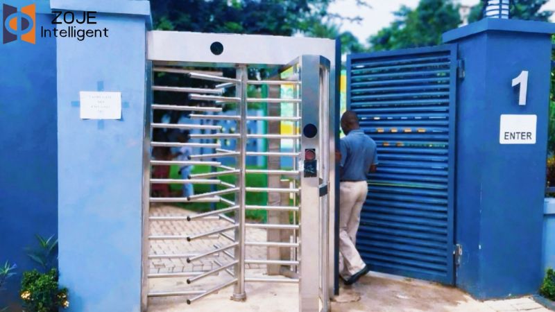 ZOJE Full-Height Turnstile - Suluhu za Kudumu na Salama za Usimamizi wa Watembea kwa miguu