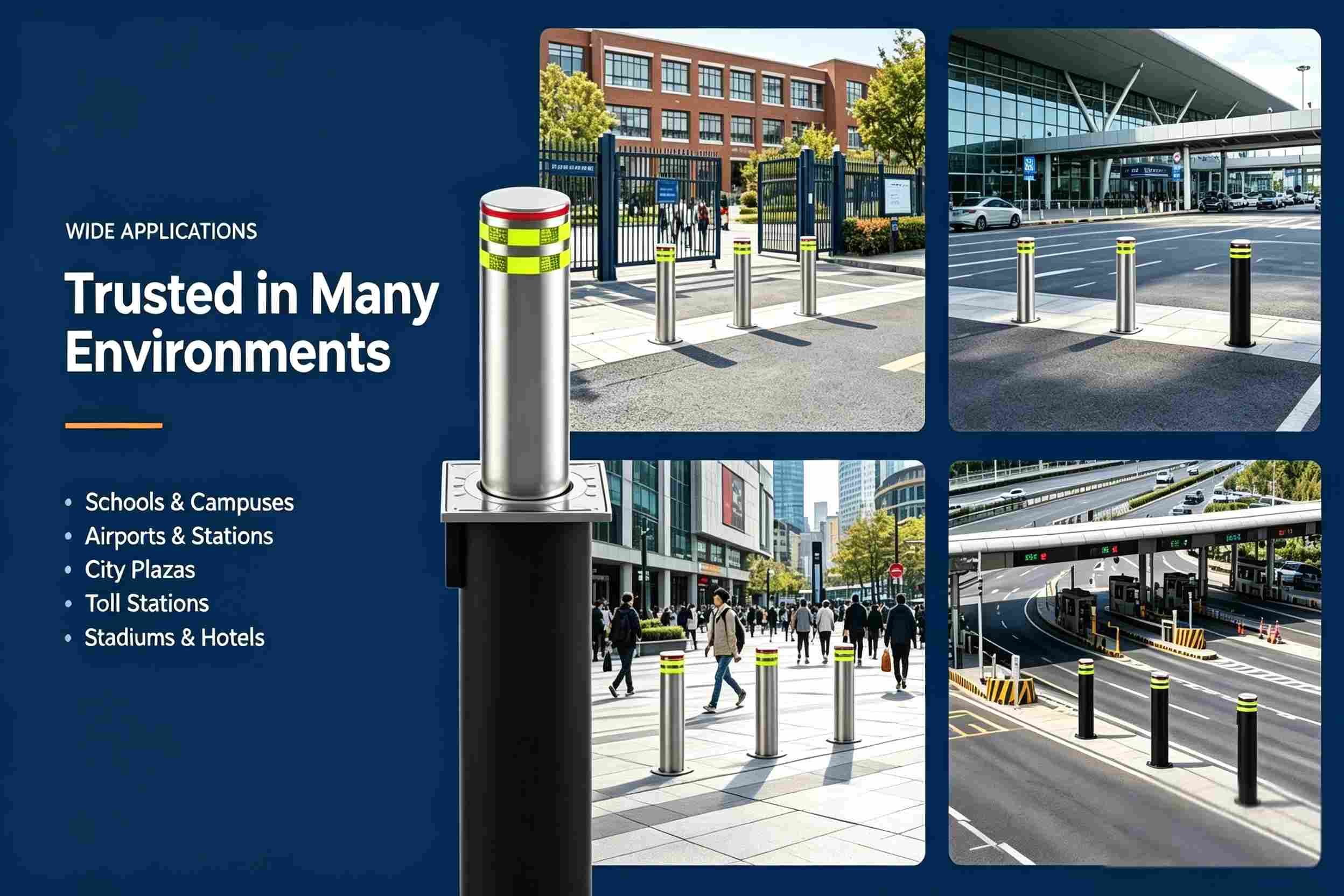 Jinsi Bollard ya Hydraulic Hulinda Tovuti